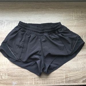 Lululemon Black Hotty Hot Short II